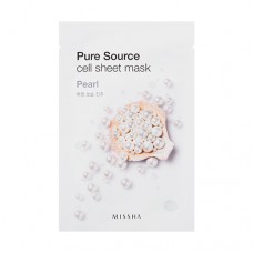 MISSHA Pure Source Cell Sheet Mask (Pearl) - plátýnková maska s výtažkem z perel (E1884)